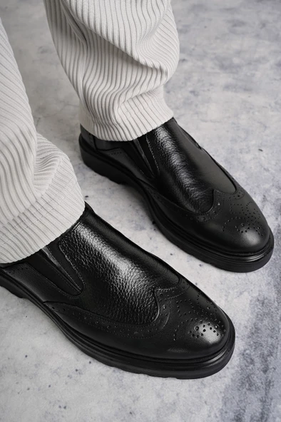 Muggo ARTHUR Garantili Hakiki Deri Klasik Günlük Ortopedik Erkek Ayakkabı - 7