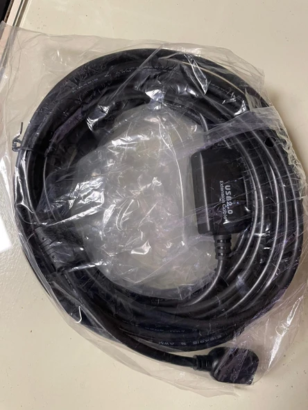 Powermaster PM-11955 Usb 2.0 Siyah Chipset 10 Metre Usb Uzatma Kablosu ürün görseli