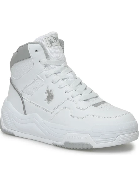 U.S.POLO ASSN MILOW HI 4FX BEYAZ COMFORT CASUAL ANATOMİK SPOR AYAKKABI
