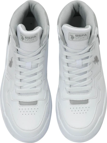 U.S.POLO ASSN MILOW HI 4FX BEYAZ COMFORT CASUAL ANATOMİK SPOR AYAKKABI - 6