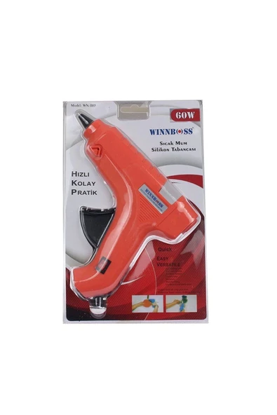 Winnboss 60W Silikon Tabancası Açma Kapama Tuşlu