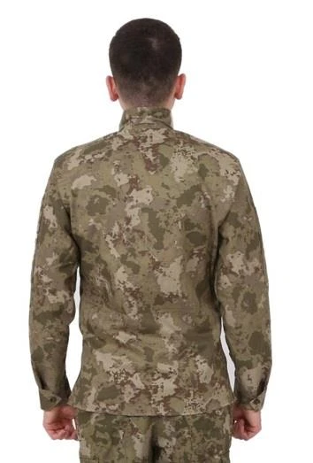 Single Sword Yeni TSK Eğitim Kışlık Askeri Gömlek-Kamuflaj - 4