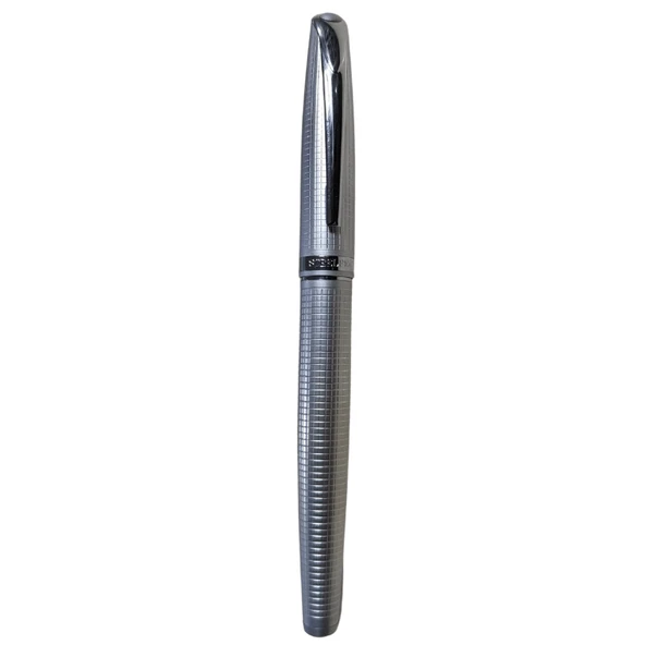 Steelpen Truva 0165 | Desenli Krom Dolma Kalem Kutulu - 3