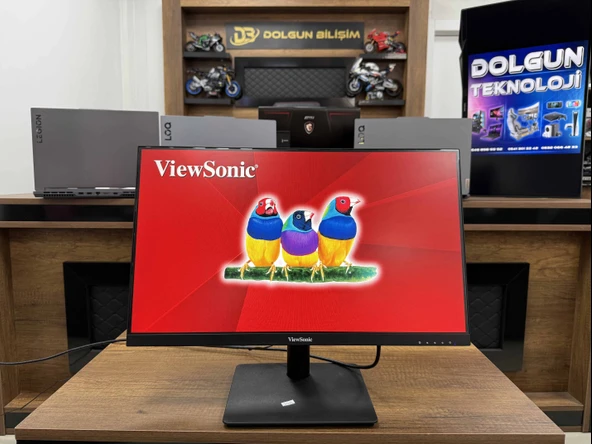 ViewSonic VA240-H 23.8" FHD 100Hz 1ms IPS HDMI VGA Superclear 3 Kenar Çerçevesiz Monitör (İKİNCİ EL)