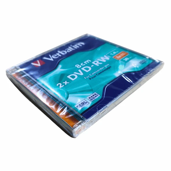 Verbatim Mini DVD RW 1,4 GB 2X Speed 30 Dakikalık 8CM