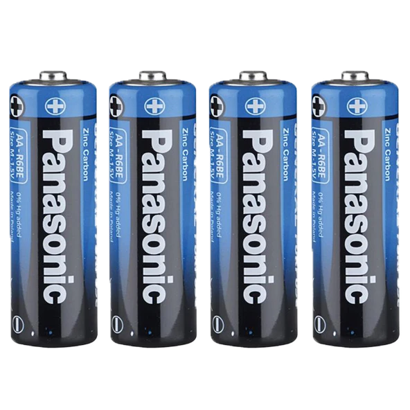 Panasonic Çinko Karbon Kalem Pil (AA) R6BE 4lü Takım