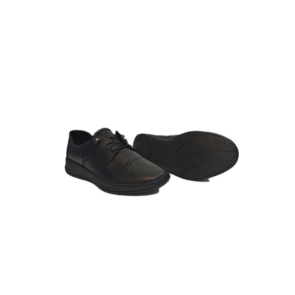 Voyager 9523 Siyah Hakiki Deri Bayan Ayakkabı - 9