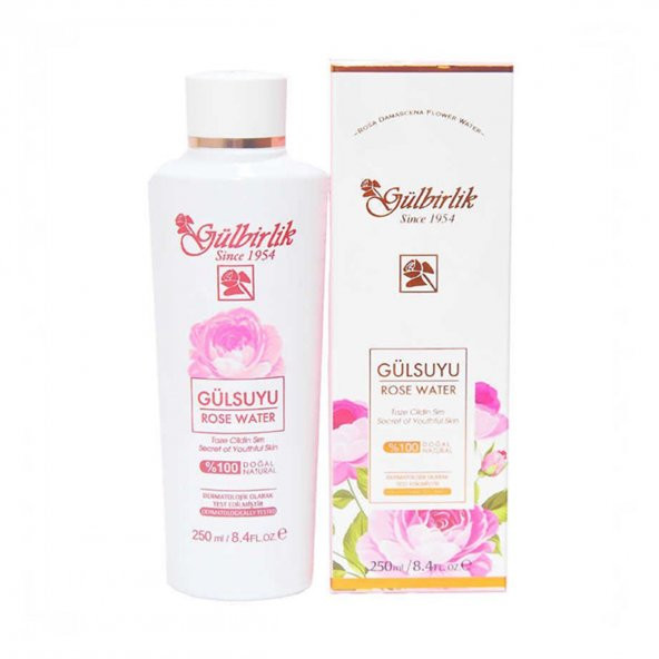 Rosense Gülbirlik Doğal Gül Suyu Rose Water 250 ml