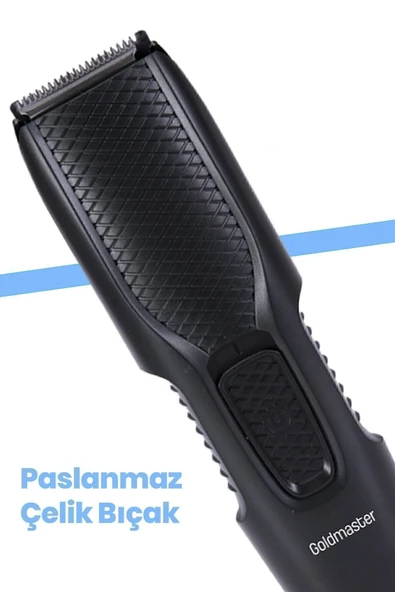 Goldmaster GM-8120 Spago Kablosuz Paslanmaz Çelik Micro USB Şarj Özellikli Saç Sakal Makinesi - 5