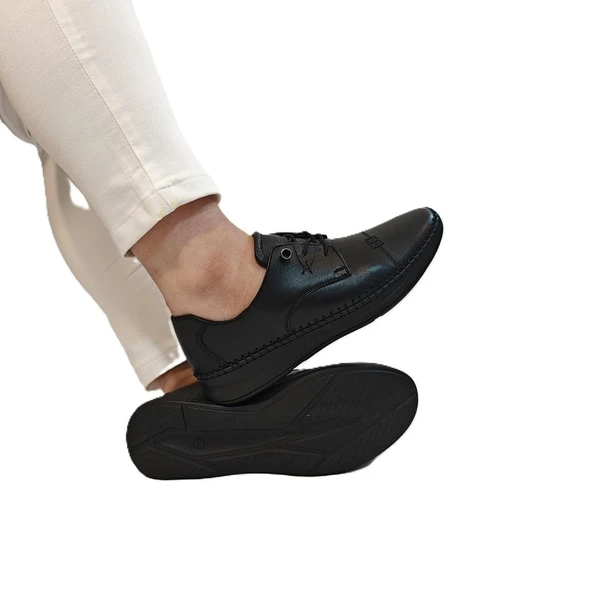 Voyager 9523 Siyah Hakiki Deri Bayan Ayakkabı - 3