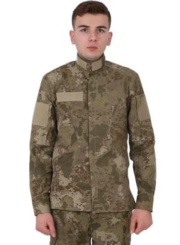 Single Sword Yeni TSK Eğitim Kışlık Askeri Gömlek-Kamuflaj