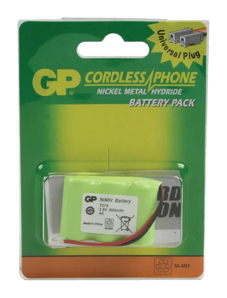 GP T279 | 3.6V 600 mAh 3'lü Kısa Telsiz Telefon Pili