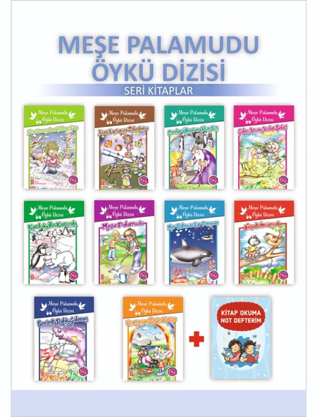 Ata 4.Sınıflar İçin Meşe Palamudu Öykü Dizisi+Kitap Okuma Not Defteri ürün görseli 1