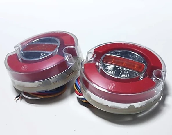 2 Adet Neon Led Stop Lamba 12-24 Volt 4 Fonksiyonlu 9 Cm - Resim 2