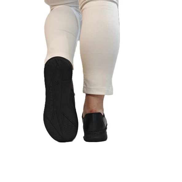 Voyager 9523 Siyah Hakiki Deri Bayan Ayakkabı - 6