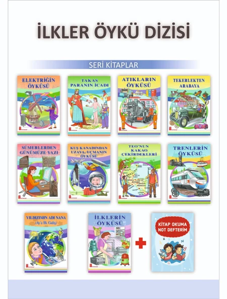 Ata 3.Sınıflar İçin İlkler Öykü Dizisi+Kitap Okuma Not Defteri ürün görseli 1