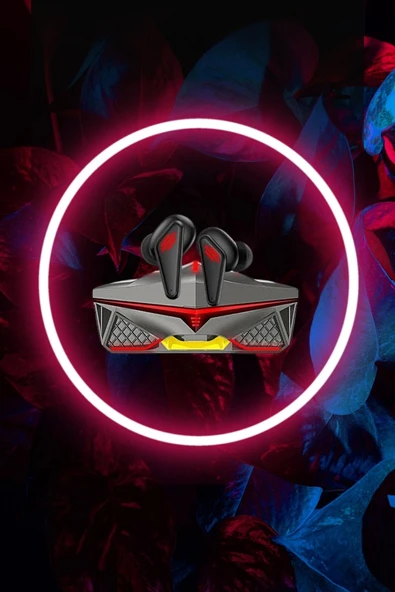 Yeni Nesil Pembe Dokunmatik Ekran Akıllı Saat ve Oyuncu Kulaklığı Kablosuz Bluetooth Kulaklık - 3