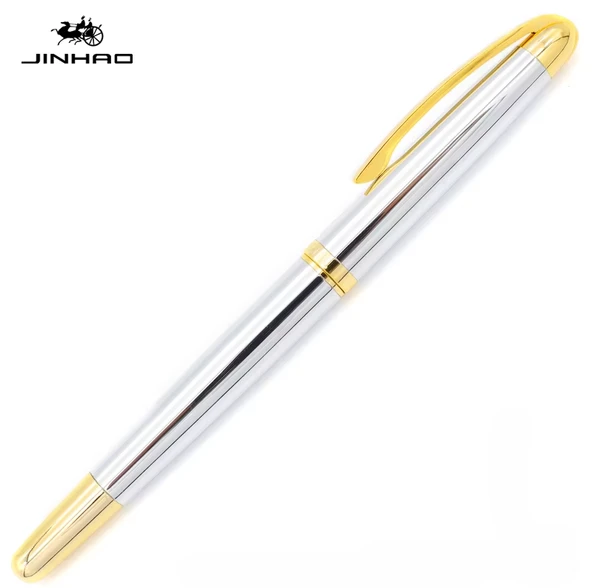 Jinhao 606 Özel Tükenmez Kalem Gümüş Renk