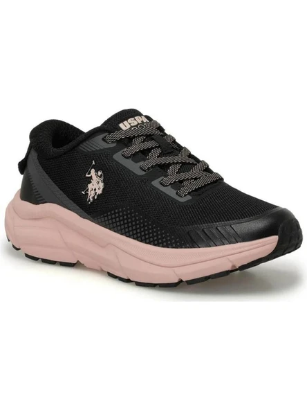 U.S.POLO ASSN GERRARD 4PR SİYAH PEMBE COMFORT CASUAL SPOR AYAKKABI ürün görseli