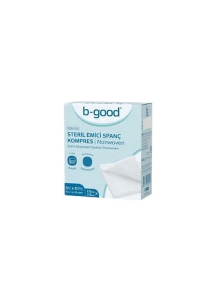 B-Good Steril Emici Spanç Kompres 25'li - Resim 2