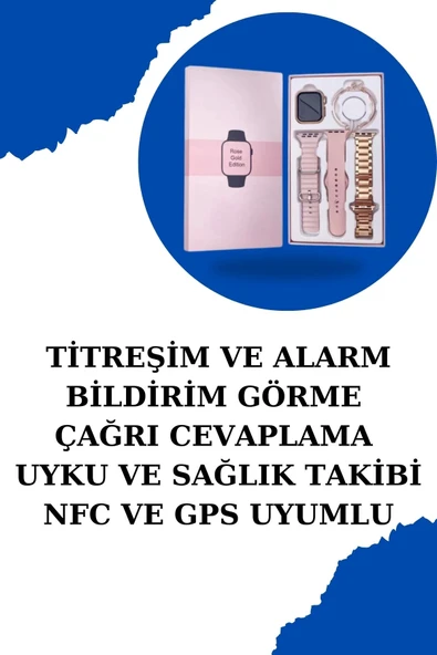Kadınlar İçin Dokunmatik Ekran Akıllı Saat ve Gamer Kablosuz Bluetooth Kulaklık ANC Özelliği - 4