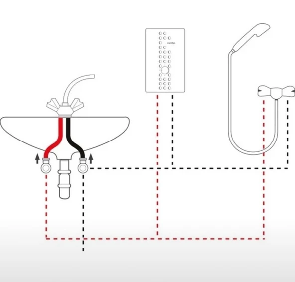 VEİTO Blue E 380 volt 3 faz Ani Su Isıtıcı 24 Kw - Merkezi Sistem - 2
