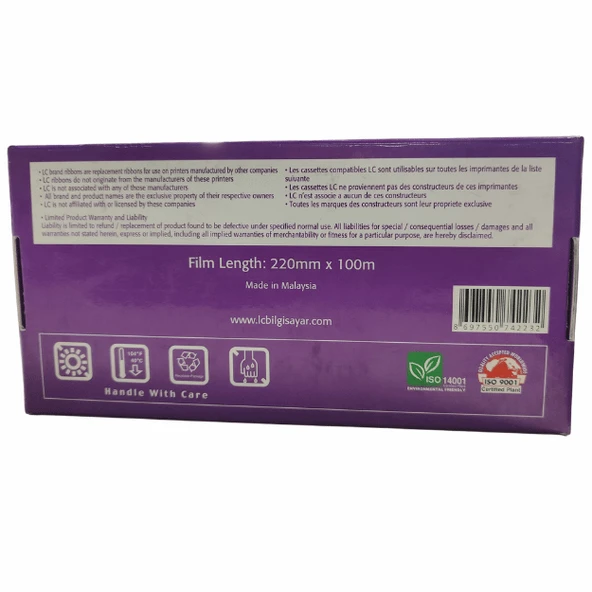 LC. LCFP136 2 Rolls INK Film 220mm x 100mm - 2