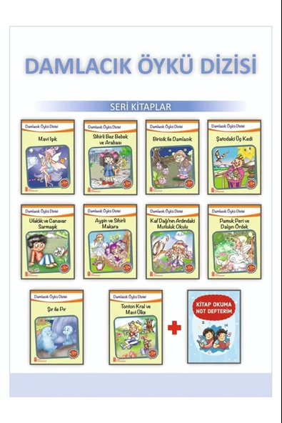 Ata 3.Sınıflar İçin Damlacık Öykü Dizisi +Kitap Okuma Not Defteri ürün görseli 1