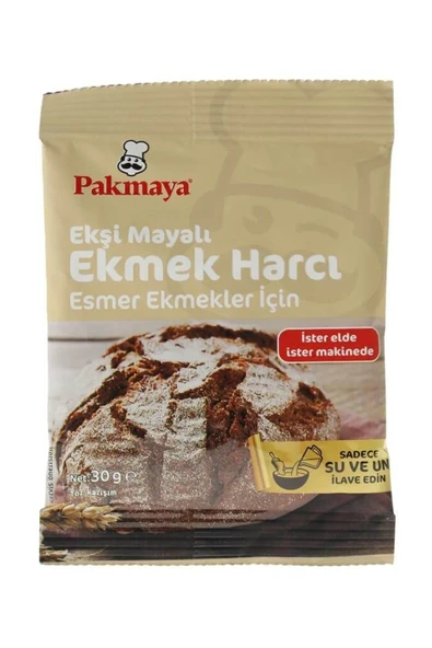 Pakmaya Mayalı Esmer Ekmek Harcı 30 g 3 paket