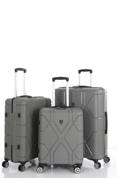 Mçs Üçlü Polipropilen Valiz Seti V375 - Resim 1