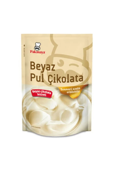 Pakmaya Pul Çikolata Beyaz 100 gr 2 paket - Resim 2