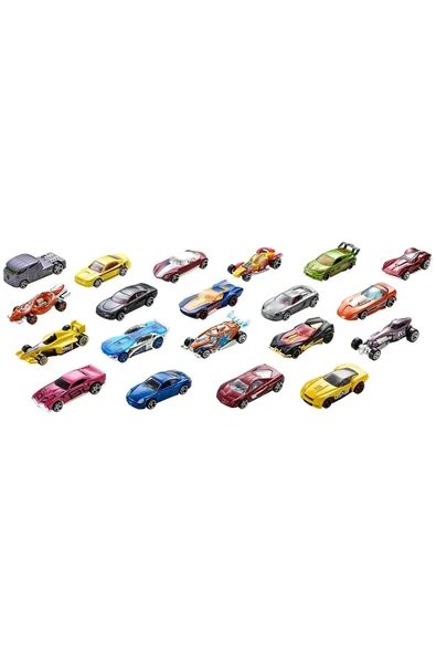 Hot Wheels 20'li Araba Seti ile Hıza Koş!