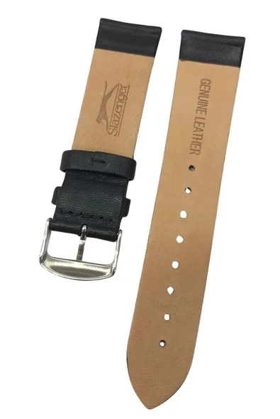 Vintage ve Klasik Saatler için Slazenger 22 mm Hakiki Deri Saat Kordonu - 6