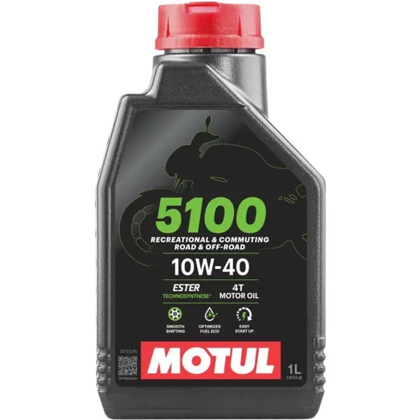 MOTUL 5100 10W-40 4T 1 LİTRE MOTOSİKLET MOTOR YAĞI