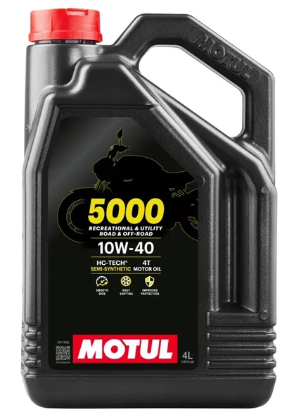 MOTUL 5000 10W-40 4T 4 LİTRE MOTOSİKLET MOTOR YAĞI