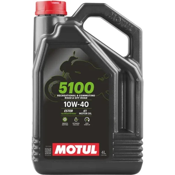 MOTUL 5100 10W-40 4T 4 LİTRE MOTOSİKLET MOTOR YAĞI