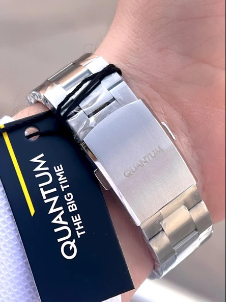 Quantum Sapphire Cam Çelik Kordon İç Kadran Fonksiyonları Aktif 10 Atm Erkek Kol Saati EPWG1159.390 - Resim 5