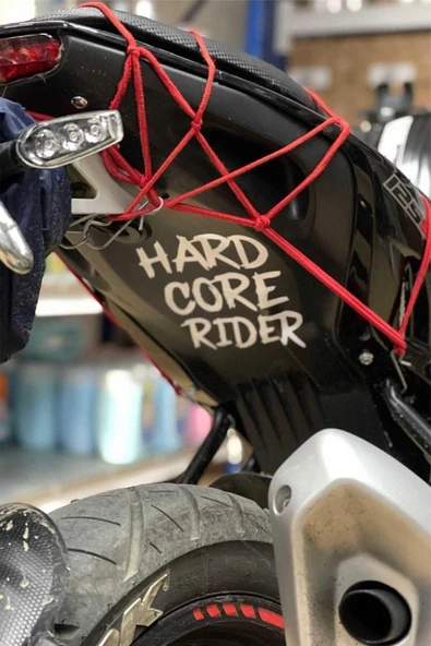 Hard Core Rider Motosiklet Sticker 17 X 13CM