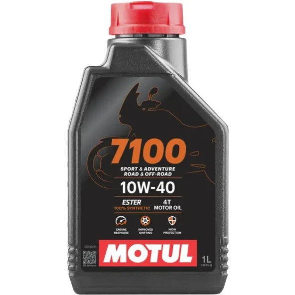 MOTUL 7100 10W-40 4T 1 LİTRE MOTOSİKLET MOTOR YAĞI