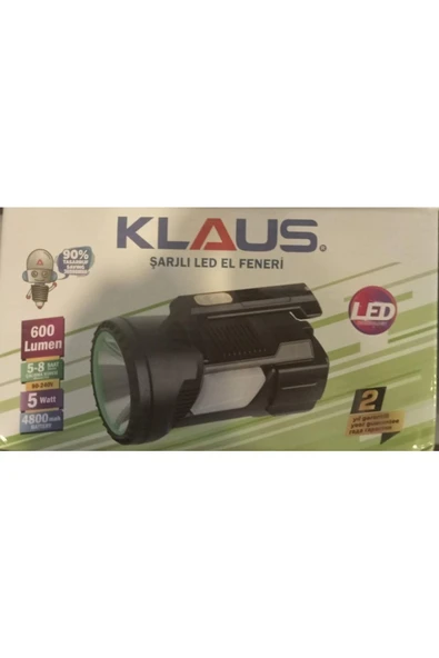 Klaus Sarjlı Led El Feneri 5w 4800mah Ke47715