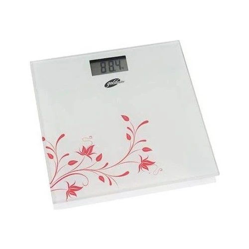 Goldmaster Slimfit Gm-7175W Beyaz Çiçekli Baskül Tartı