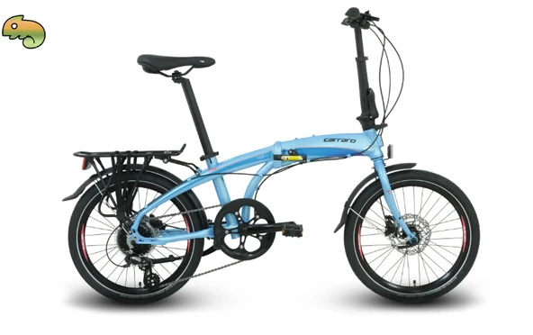 20J CARRARO FLEXI 108 HD KATLANIR BİSİKLET - MAVİ TURKUAZ KIRMIZI