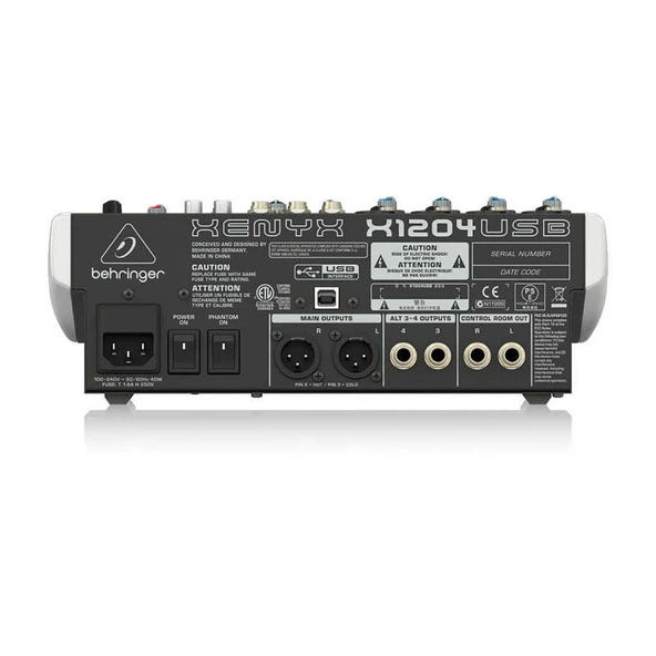 Behringer X1204USB 12 Kanallı Efektli Mikser - 3