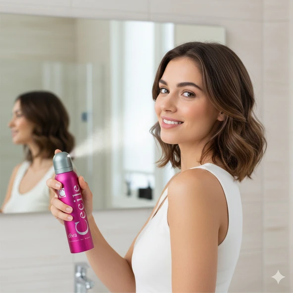 Cecile Deodorant Diva 150ml - Resim 3