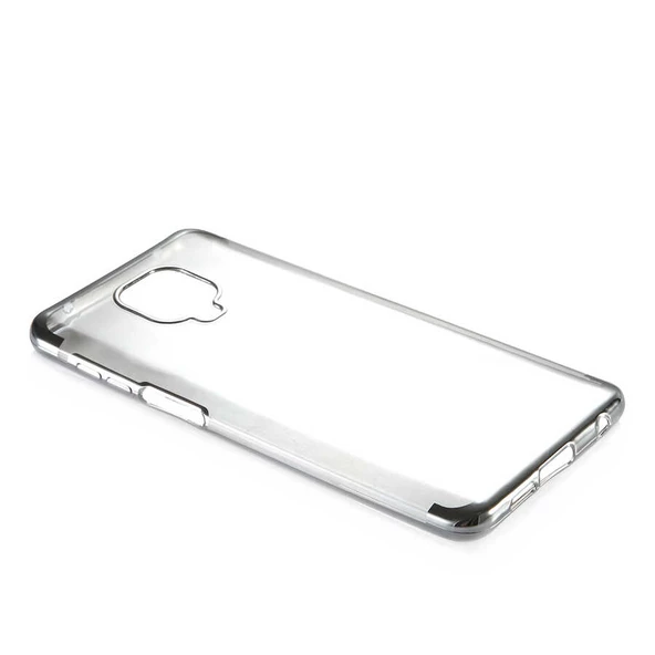 Xiaomi Redmi Note 9 Pro Kılıf Dört Köşeli Lazer Silikon Kılıf - Resim 8