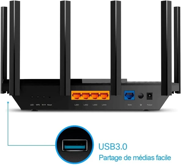 TP-Link Archer AX73 4 Port 5400 Mbps Router - 2