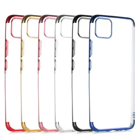 Realme C11 Kılıf Zore Dört Köşeli Lazer Silikon Kılıf - Resim 8