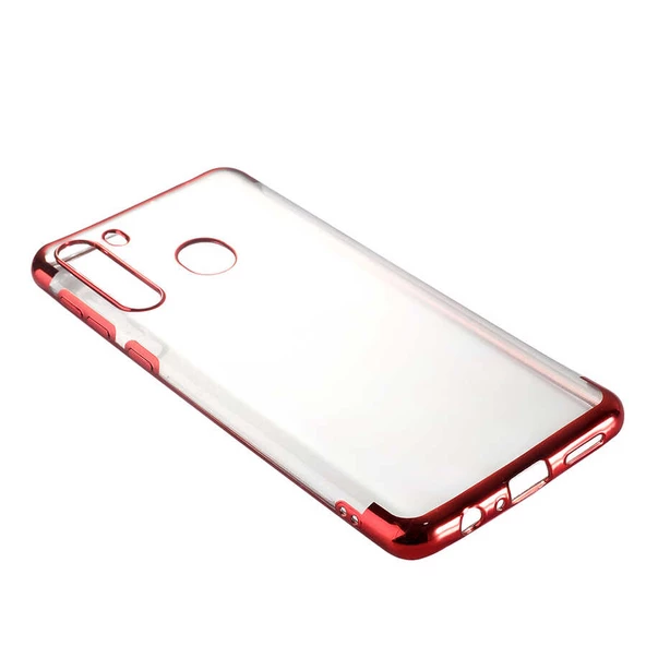 Galaxy A11 Kılıf Zore Dört Köşeli Lazer Silikon Kılıf - Resim 8