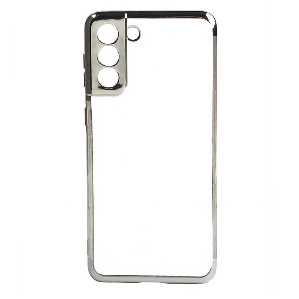 Galaxy S21 Kılıf Zore Dört Köşeli Lazer Silikon Kılıf - Resim 7