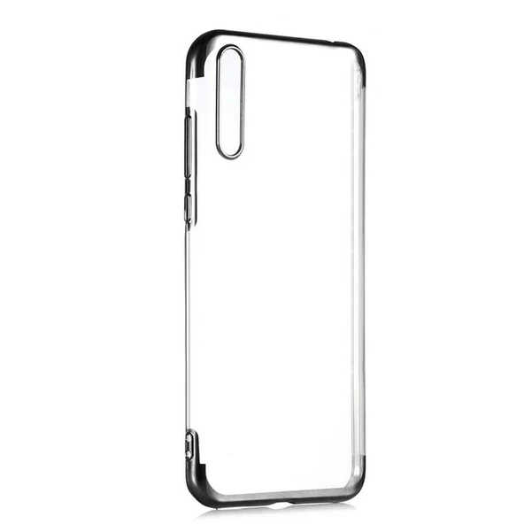 Huawei P Smart S (Y8P) Kılıf Zore Dört Köşeli Lazer Silikon Kılıf - Resim 2